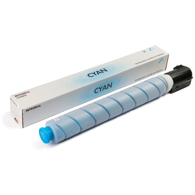 Cartucho de Toner Compatível Integral GPR-53 Canon C3325i C/ Chip Ciano