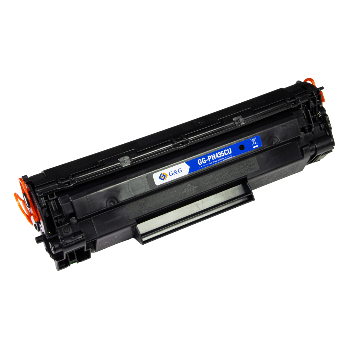 Cartucho de Toner P/ Canon LBP6030W HP 435A/436A/285A C/ Chip 2K - G&G(PH435CU)