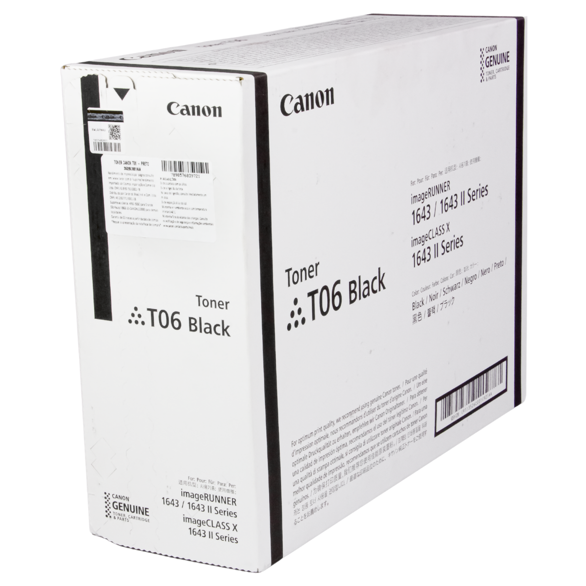 Cartucho de Toner Canon T06 Para IR1643 1643i 1643if  20.5K - Original