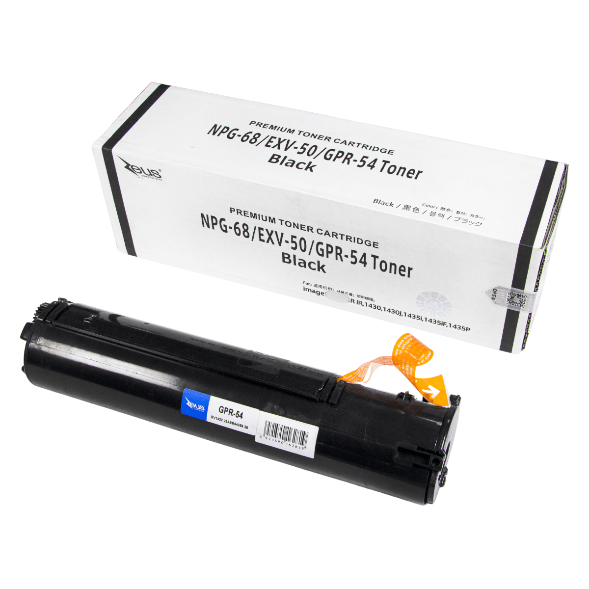 Toner Compatível Zeus GPR-54 P/ Canon IR1435 C/ Chip - 17.6K