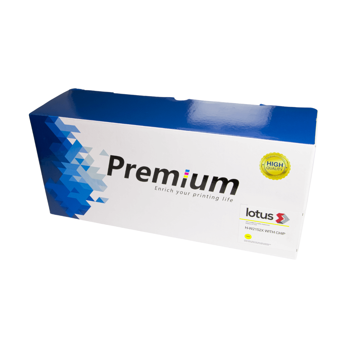 Cartucho de Toner P/ HP W2153 2303X 230X C/ Chip Amarelo 5.5K - Lotus