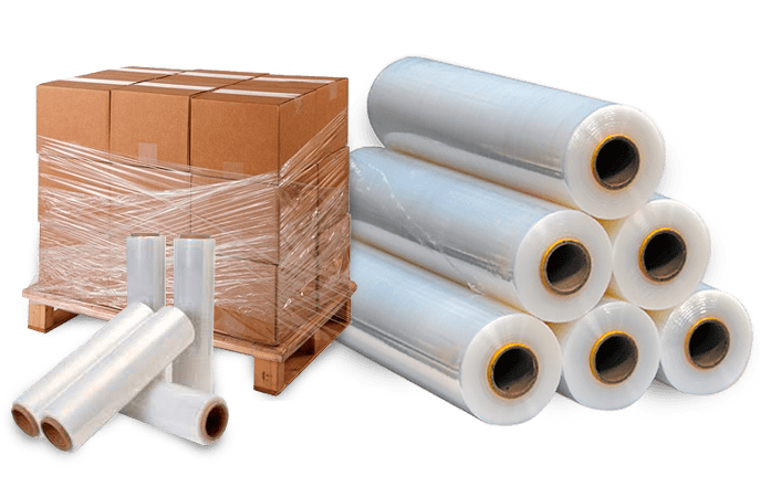 Bobina de Filme Stretch Coreless 500mmX25 micra Aprox 4,9kg