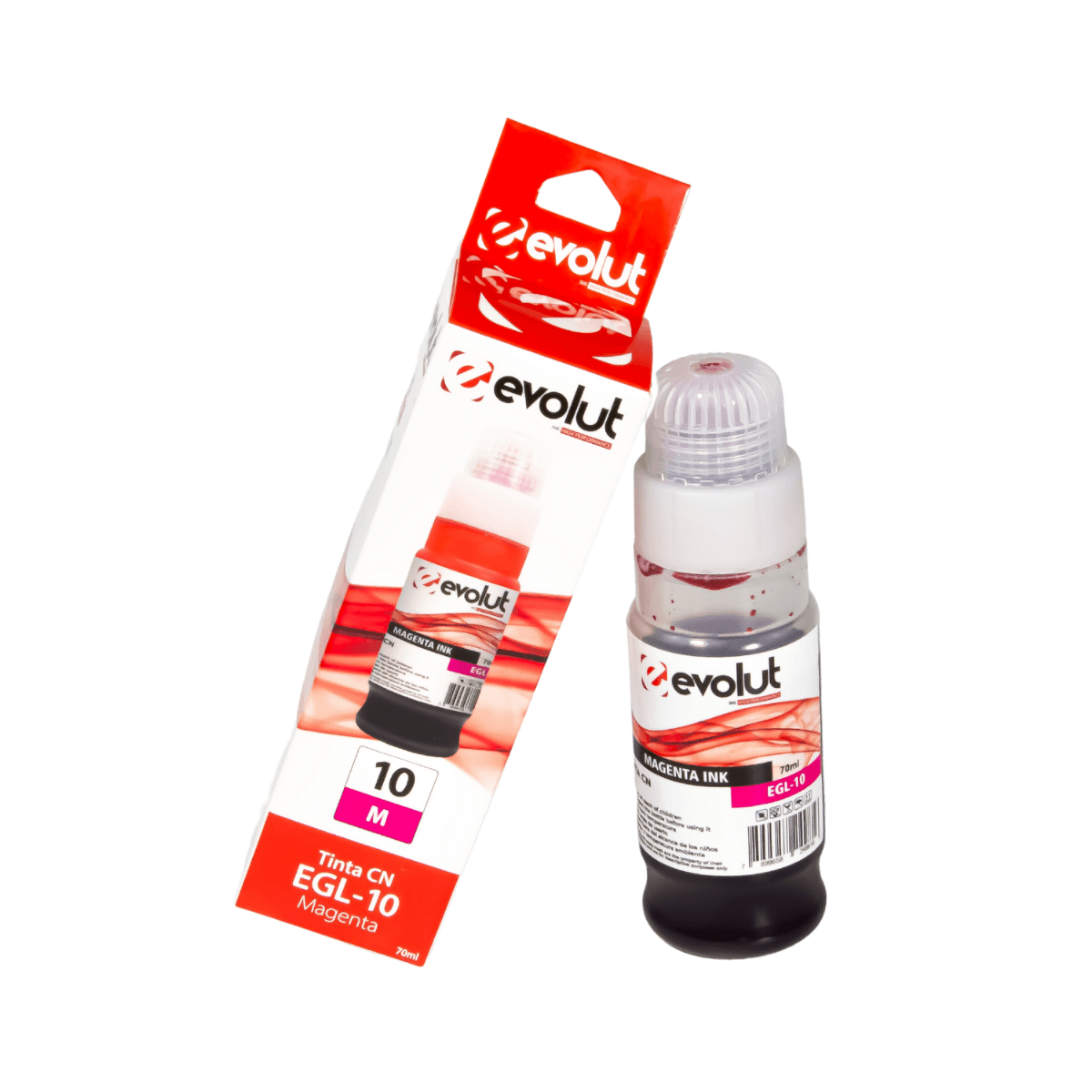 Refil de Tinta P/ Canon GX6010/ GX7010 GI-16 Magenta Pigmentada (70ML) - Evolut