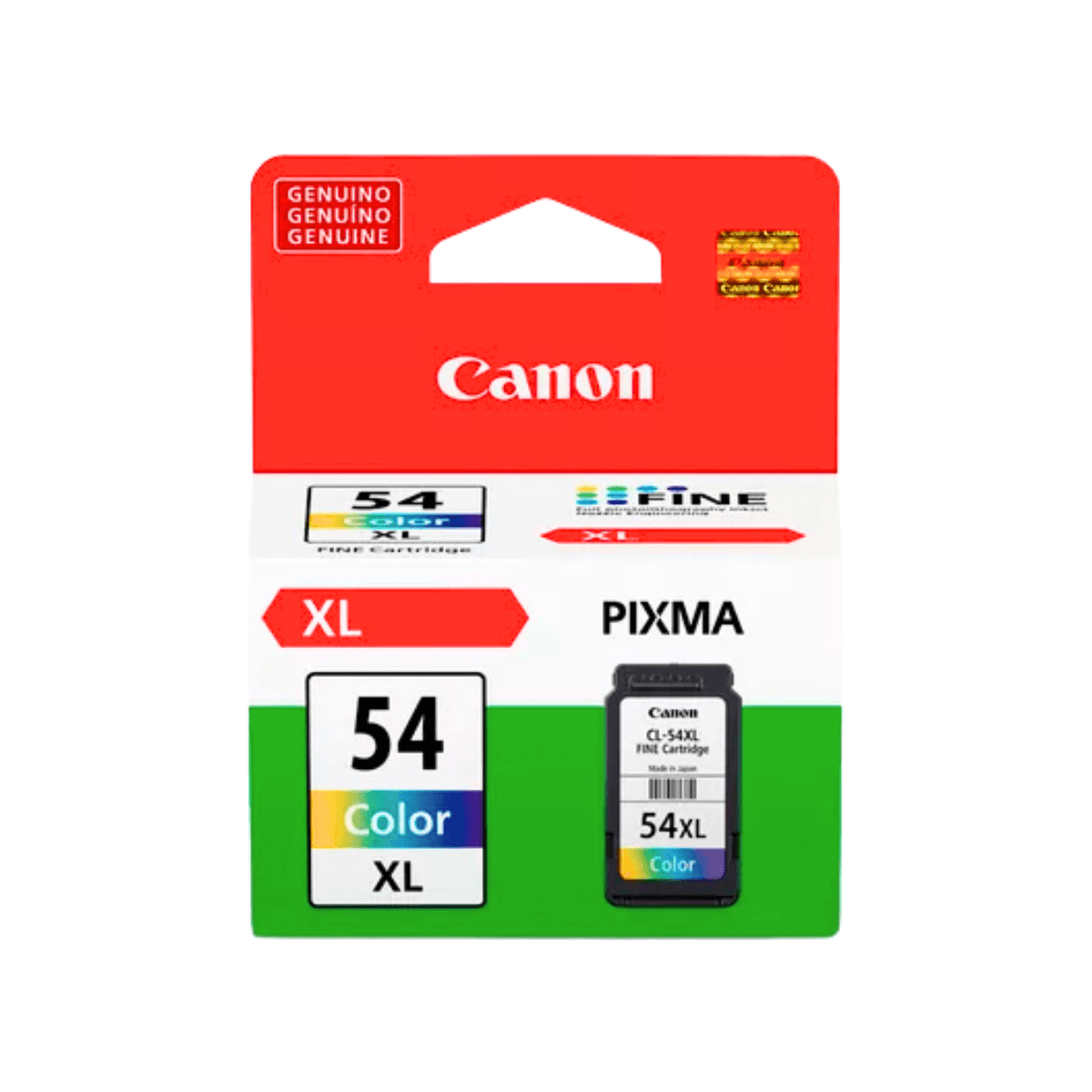 Kit Cartuchos de Tinta Canon PG-44XL CL-54XL Preto e Color - Originais
