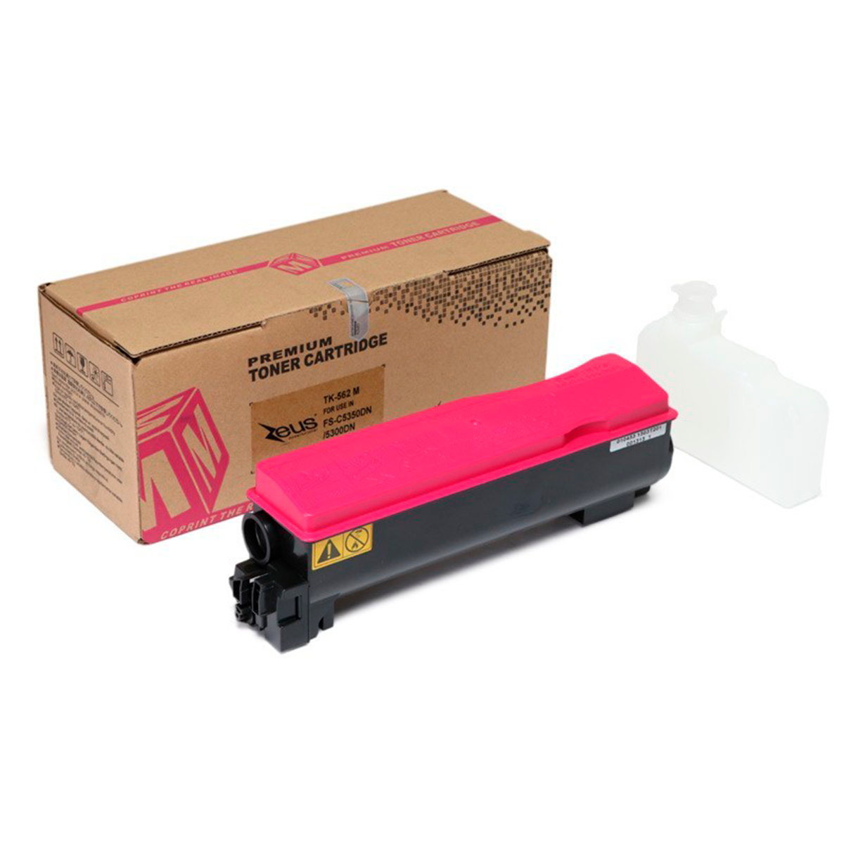 Toner Compatível Zeus TK562 para Kyocera Magenta C/ Chip