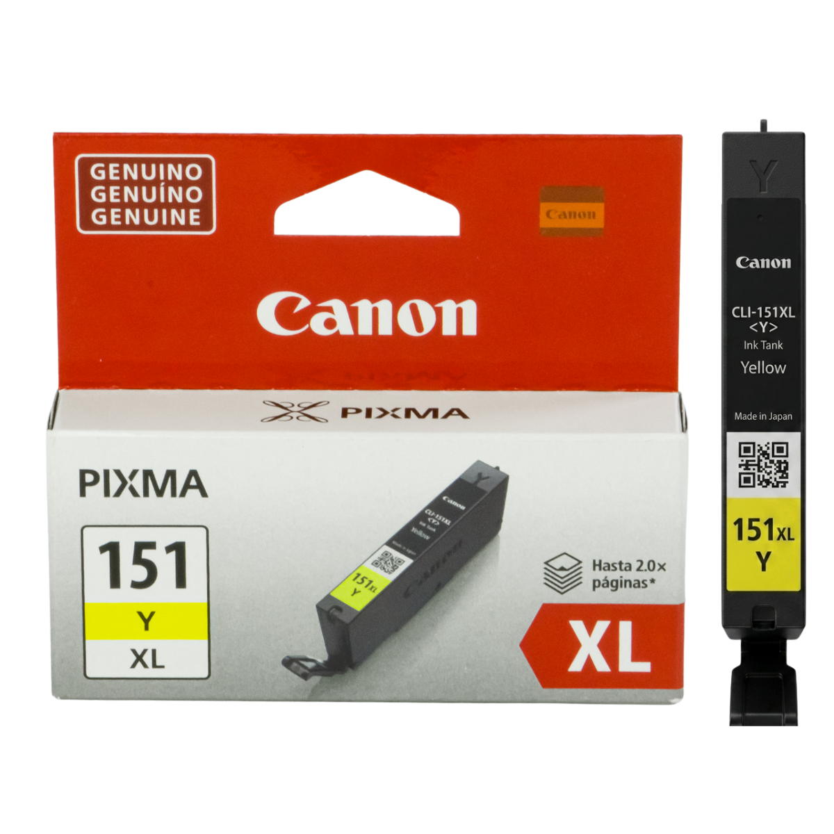 Kit 5 Cartuchos de Tinta Canon PGI150XL CLI151XL CMYKK C/ Chip - ORIGINAIS