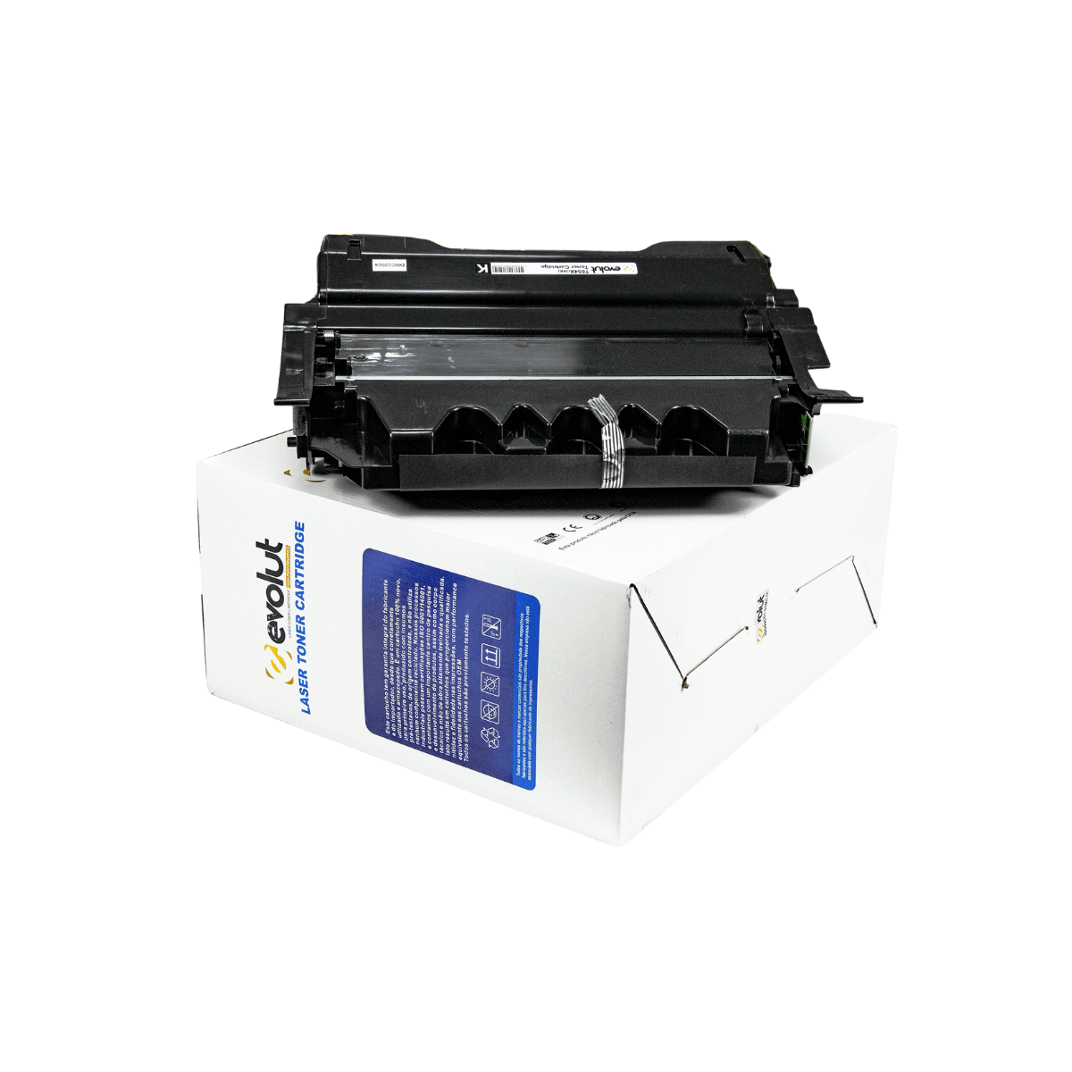 Cartucho de Toner Para Lexmark T650 T652 T654 T656 Preto C/ Chip 36K - Evolut