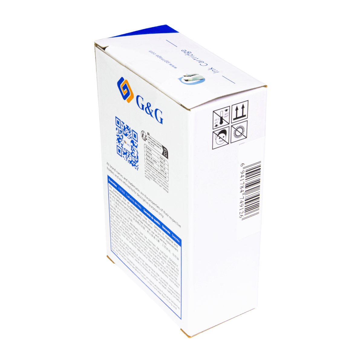 Cartucho de Tinta P/ Plotter Canon PFI-107 Black C/ Chip 130ml - G&G