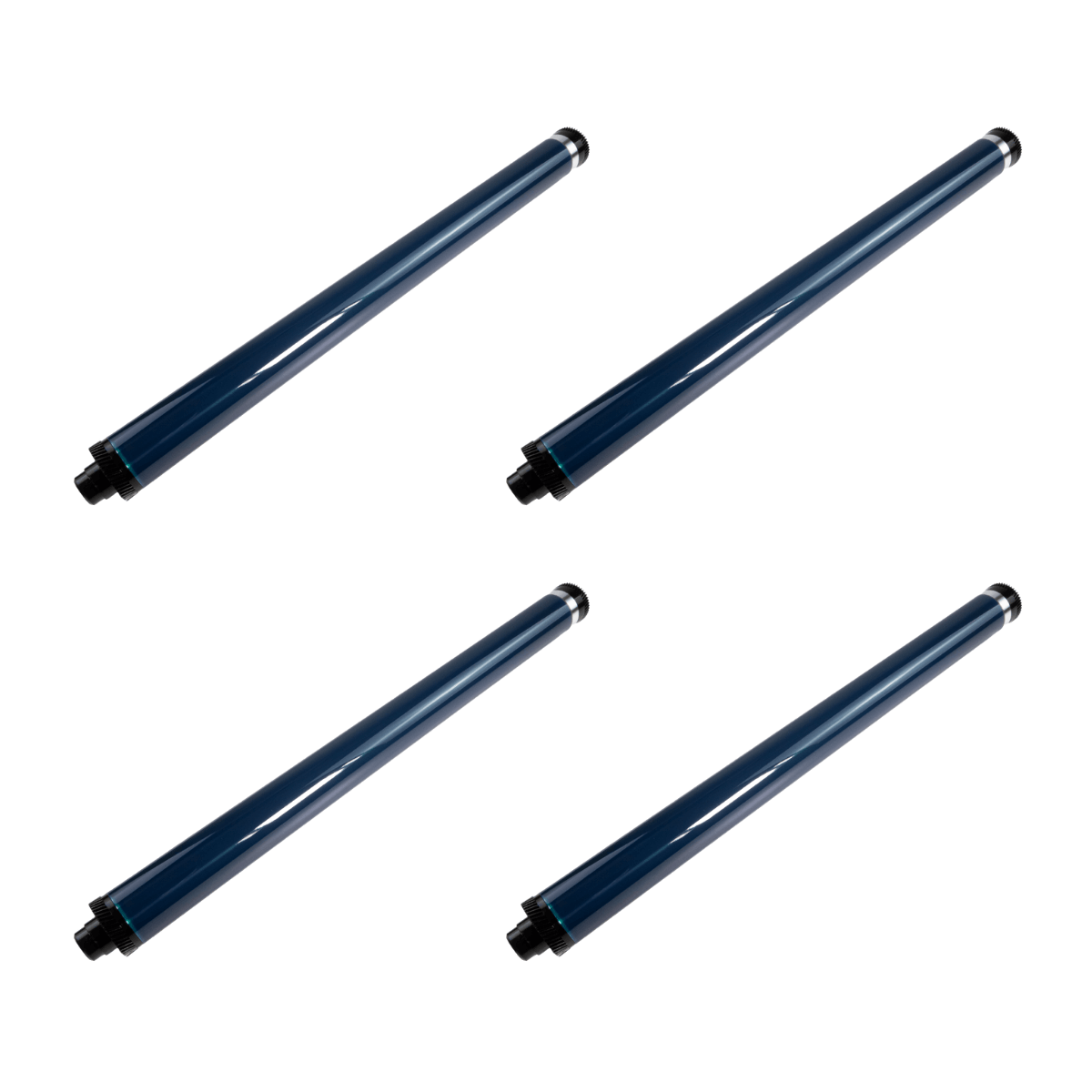 Kit 4 Cilindros + 4 Lâminas de Limpeza Para Ricoh MPC2030 MPC2050 MPC2550 - Zeus