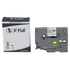 Fita P/ Rotulador Brother TZc-221 TZe-221 9mm x 8m Black/ White - X-Full