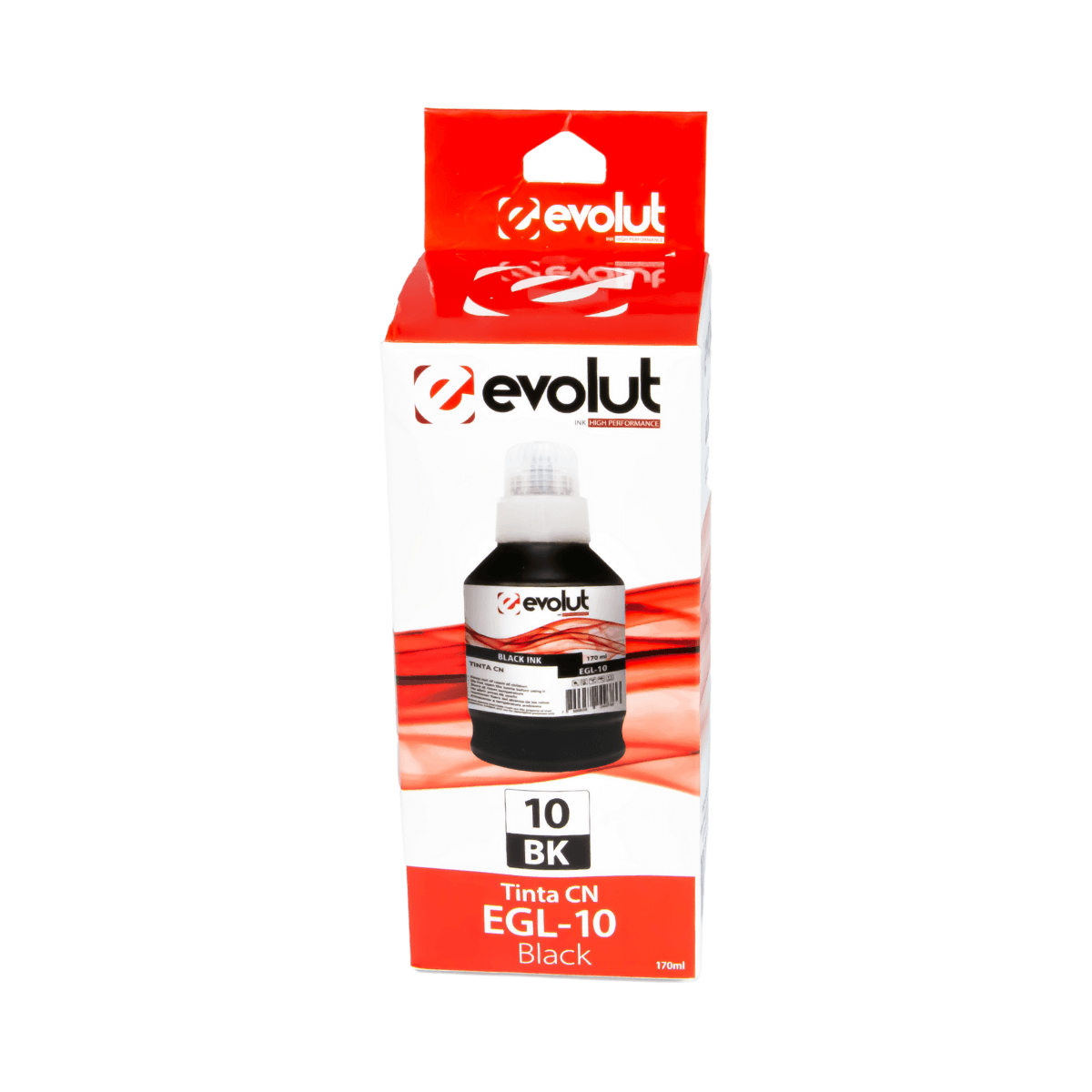 Refil de Tinta P/ Canon GX6010 GX7010 GI-16 Black Pigmentada 170ML - Evolut