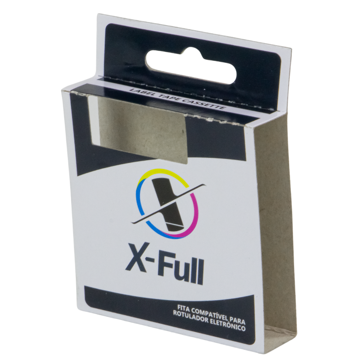 Fita P/ Rotulador Dymo  45013 12mm x 7m Black/ White - X-Full