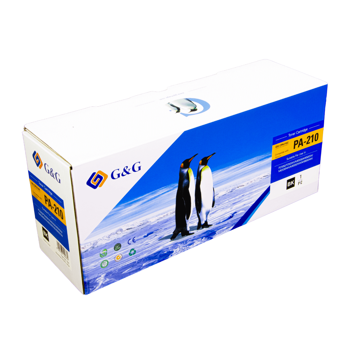 Cartucho de Toner P/ Elgin Pantum PB210 PB211 PA210 C/ Chip 1.6K - G&G