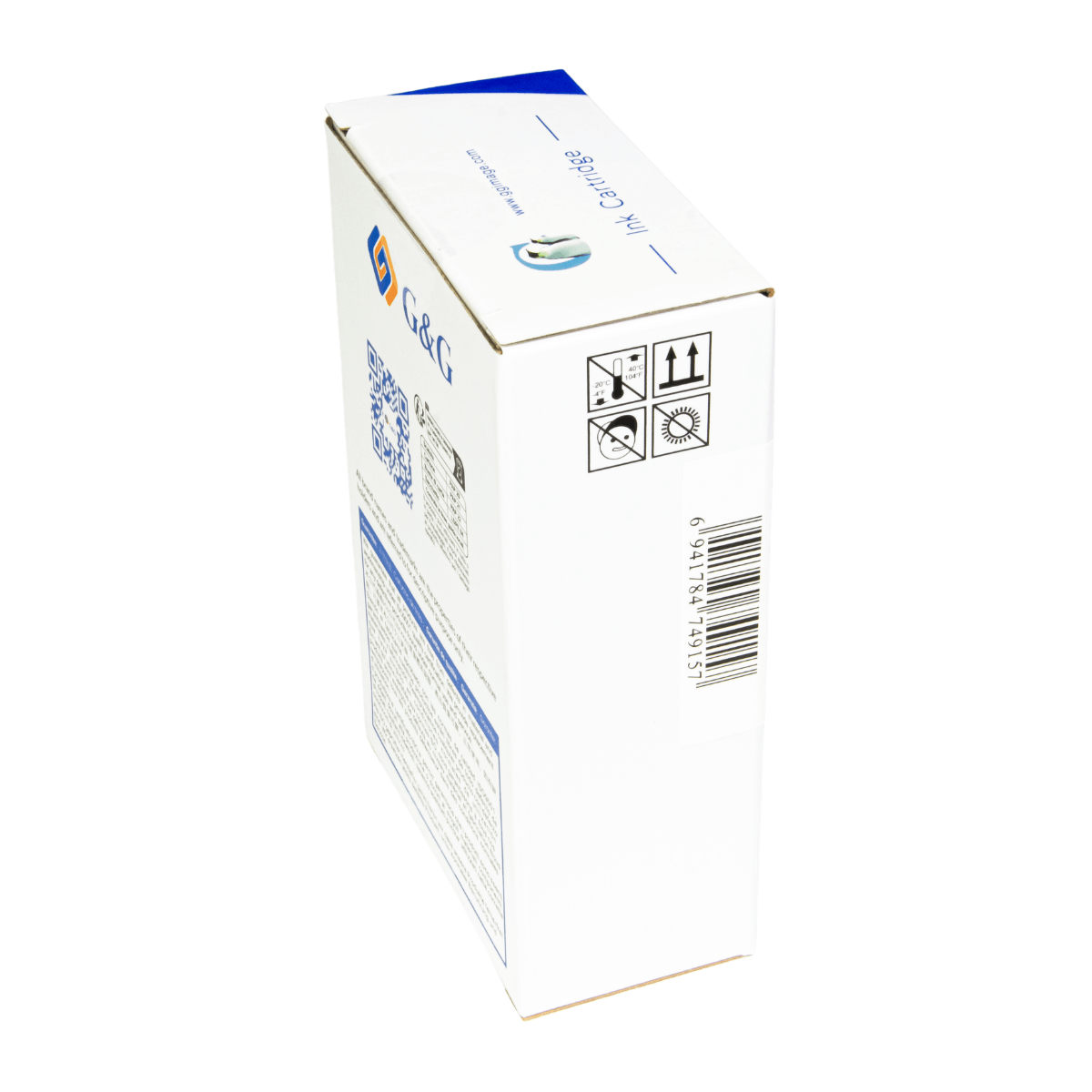 Cartucho de Tinta P/ Plotter Canon PFI-107 Magenta C/ Chip 130ml - G&G