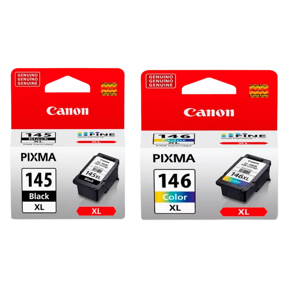 Kit Cartucho de Tinta Canon PG-145XL CL-146XL - Original