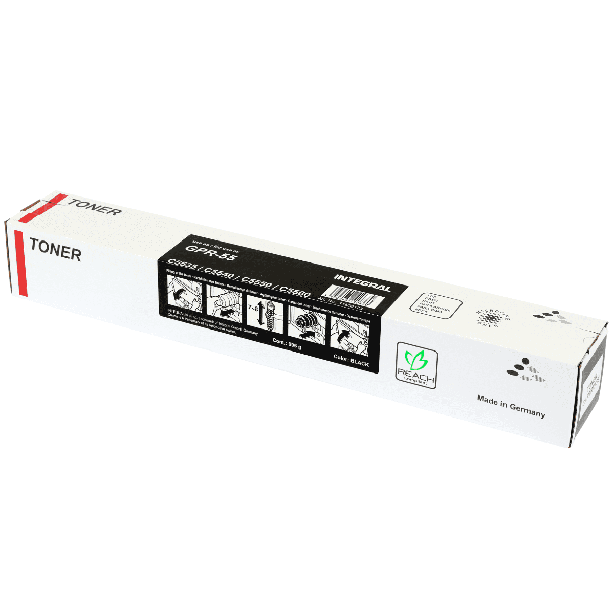 Cartucho de Toner P/ Canon Gpr-55, Preto, C/ Chip, 69K - Integral