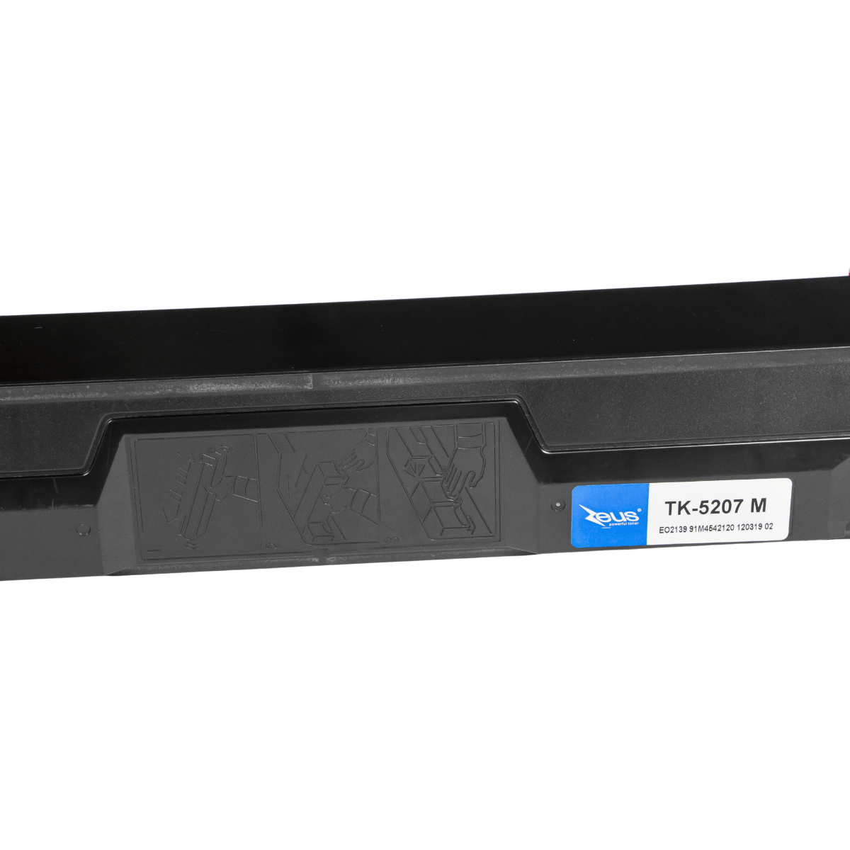 Toner Compatível Zeus TK5207 Magenta P/ Kyocera C/ Chip - 12K