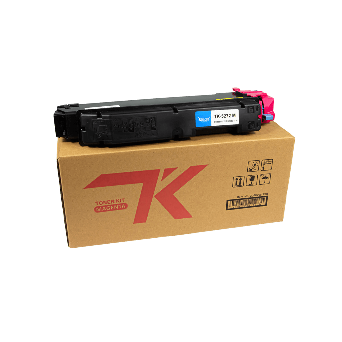 Cartucho de Toner P/ Kyocera TK5272 Magenta C/ Chip 6k - Zeus