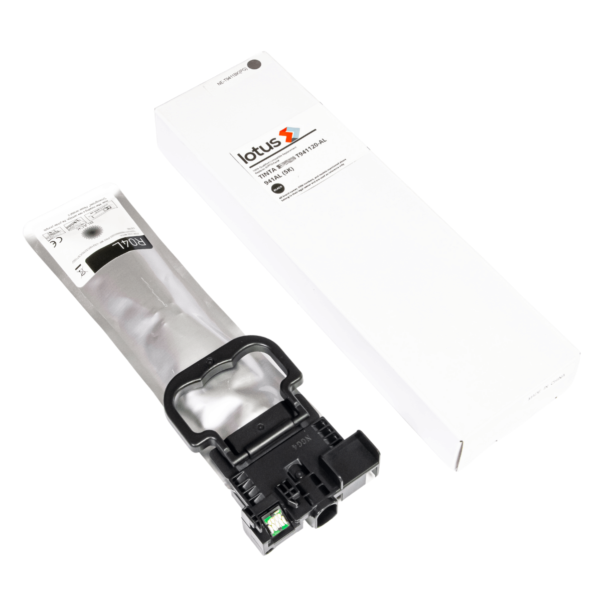 Bolsa de Tinta P/ Epson T941120-AL 941AL Preta C/ Chip 5K - Lotus