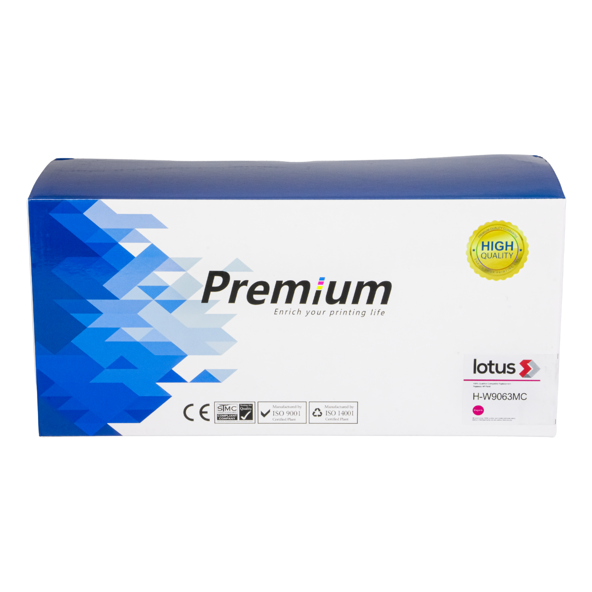 Cartucho de Toner P/ HP W9062 E55040 E57540 C/ Chip Magenta 12.5K - Lotus