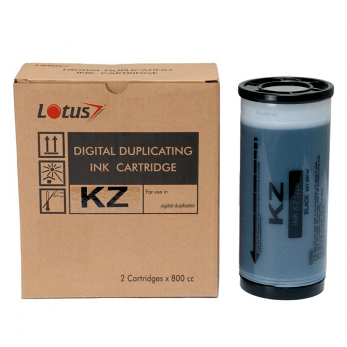 Tinta Compatível Preto p/ Dupli Digital KZ - 800ml (Kit c/2)