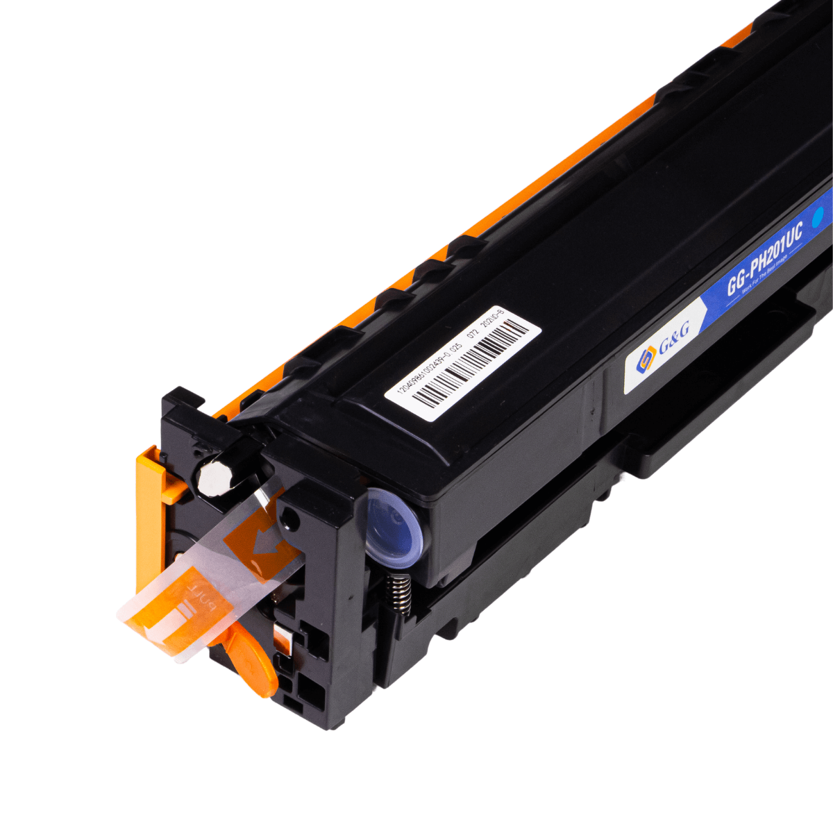 Cartucho de Toner P/ Canon MF644 HP CF401A CF501A Ciano C/ Chip 1.4K - G&G