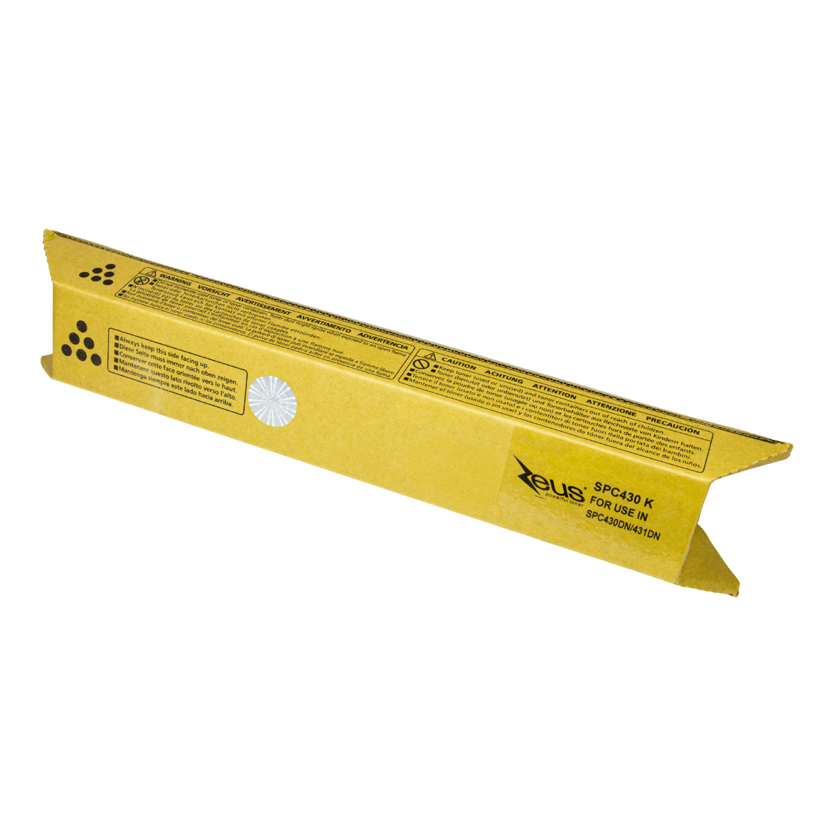 Cartucho de Toner Compatível Zeus Preto p/ Ricoh AF SP C430 c/ chip - 24k