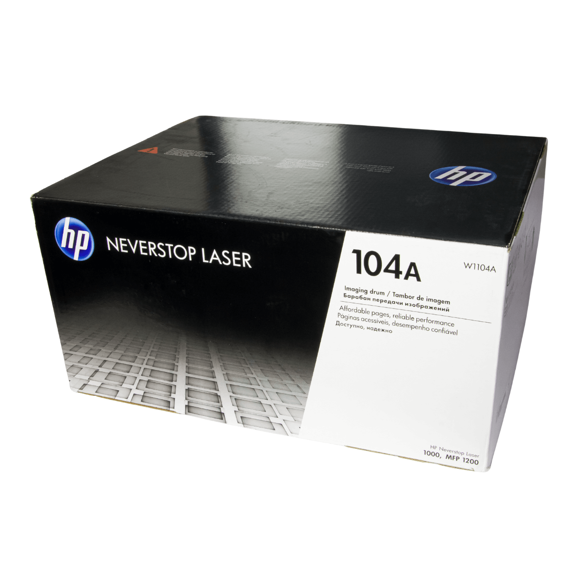 Kit 1x Cilindro de Imagem HP W1104a 104a 20K + 2x Toner HP Neverstop W1103a 103a 5K - Originais