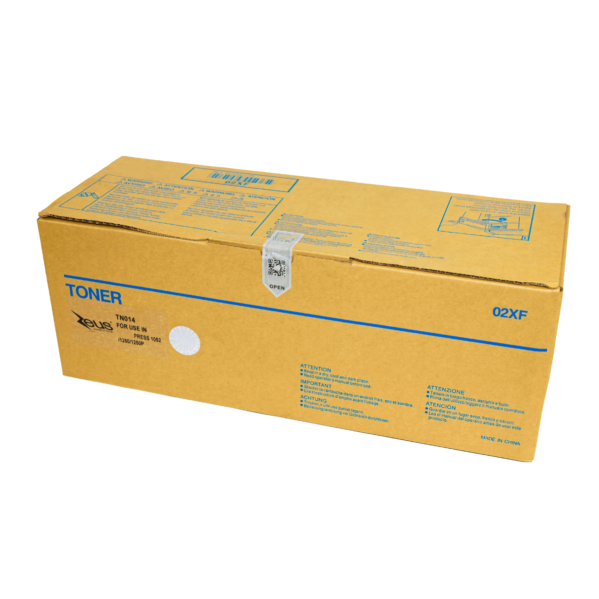 Cartucho de Toner P/ Minolta Bizhub Tn014, Preto, C/ Chip, 137K - Zeus