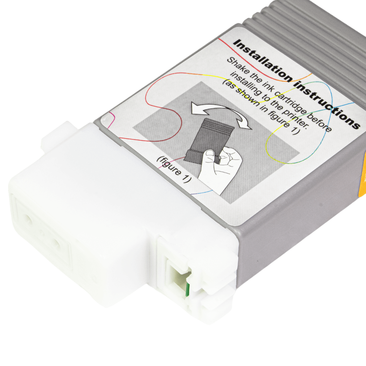 Cartucho de Tinta P/ Plotter Canon PFI-107 Amarelo C/ Chip 130ml - G&G