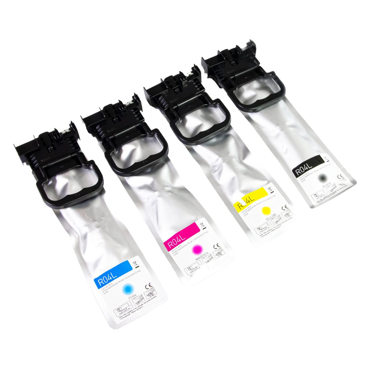 Kit 4 Bolsas de Tinta 941L P/ Epson Wf C5710 C5790 C5290 CMYK C/ Chip 5K - Lotus