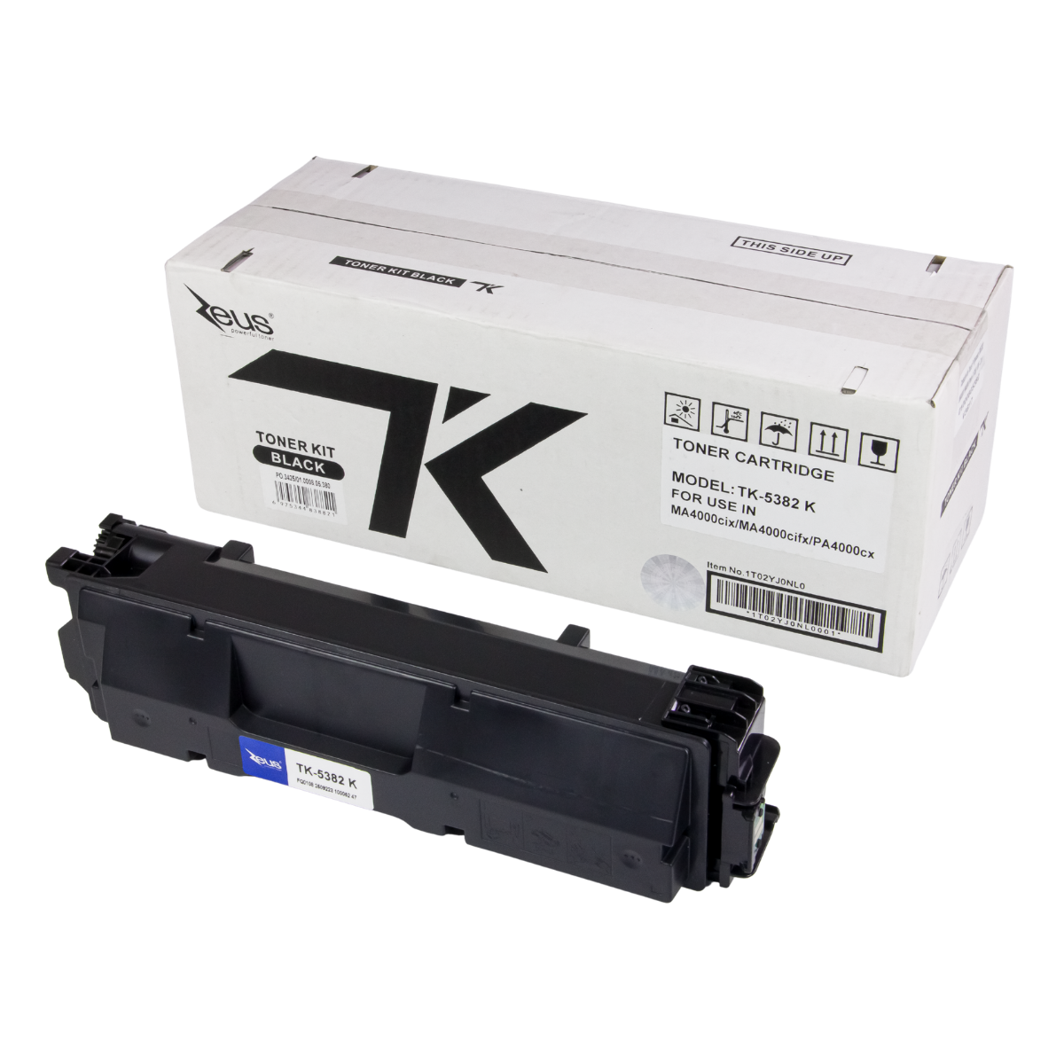 Kit 4x  Toner P/ Kyocera TK5382 MA4000 PA4000 CMYK C/ Chip - Zeus