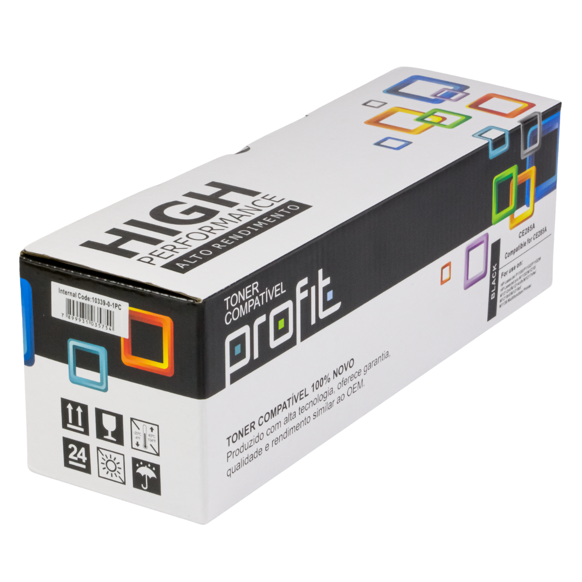 Cartucho de Toner P/ HP CE285A 85A P1102 M1210 M1212 M1130 M1132 M1217 1.6K - Profit