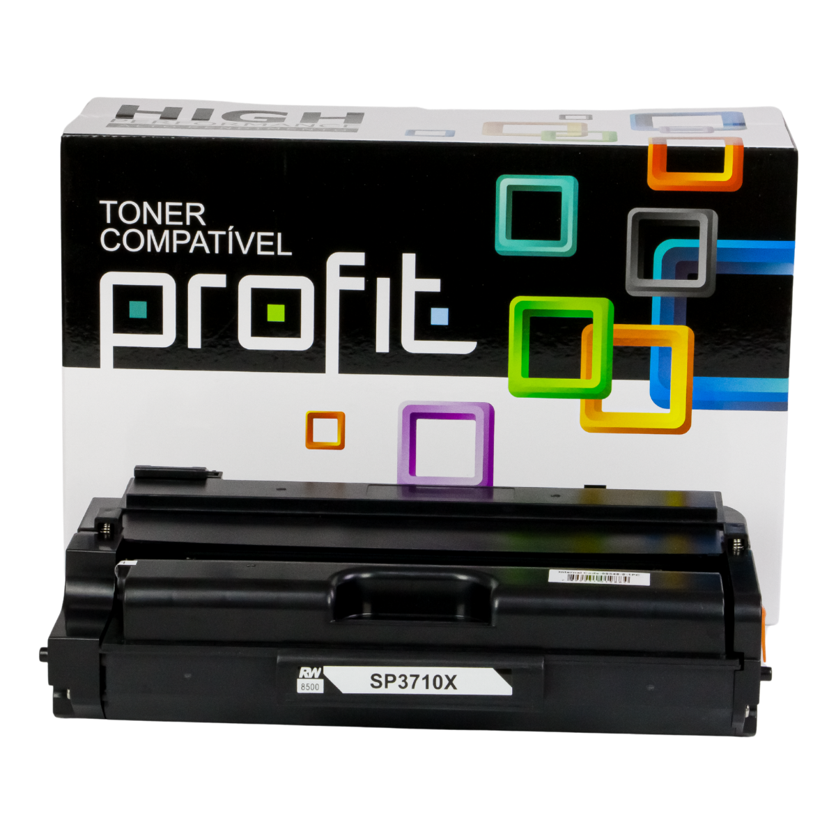 Cartucho de Toner P/ Ricoh 408284 SP3710 SP371 7K - Profit