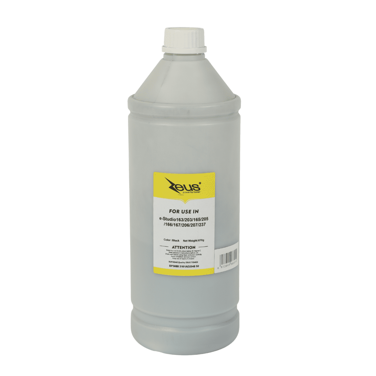Refil de Toner Para Toshiba S167, 203, Preto, 670g - Zeus