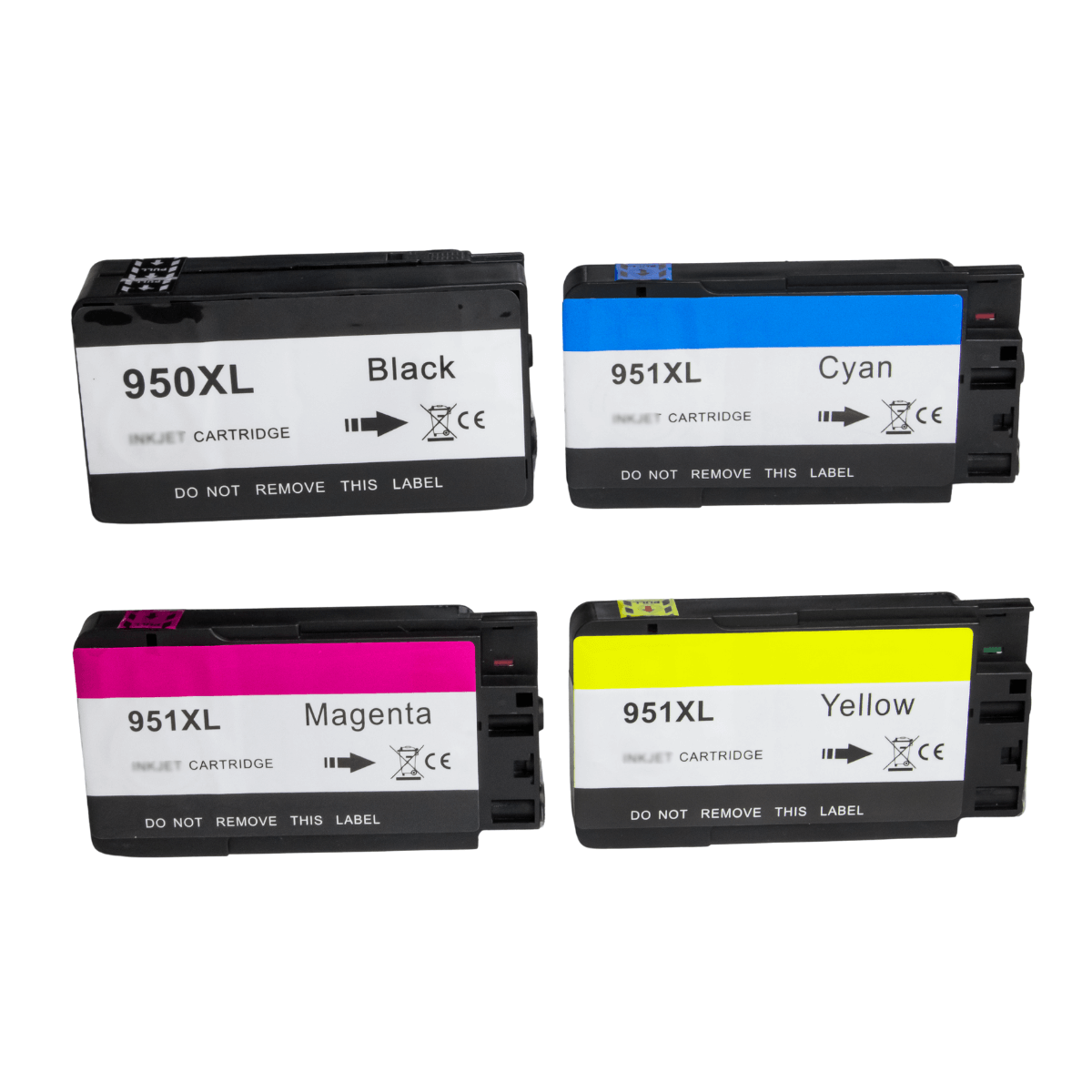 Kit 4x Cartuchos de Tinta P/ HP 950XL 951XL CMYK C/ Chip - X-Full
