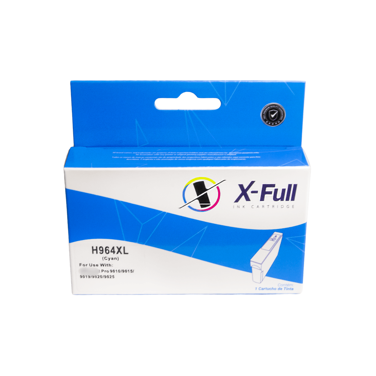 Cartucho de Tinta P/ HP 964XL 964 Ciano Corante C/ Chip 25.5ml - X-Full