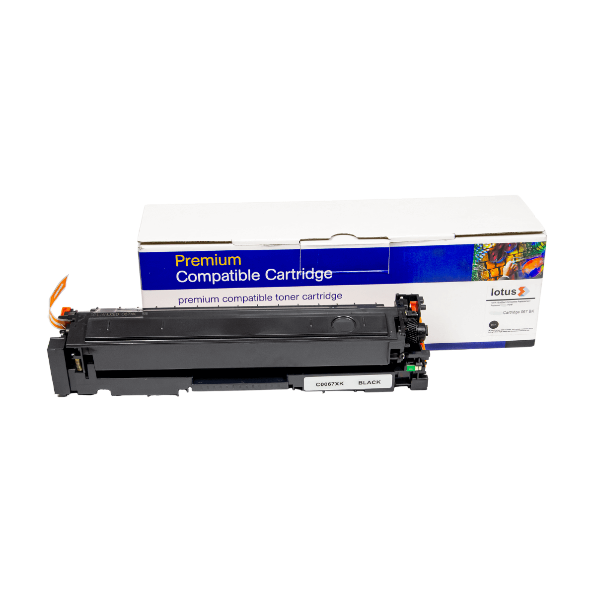 Cartucho de Toner P/ Canon CRG-067H CRG067 067H Preto C/ Chip 3.2K - Lotus