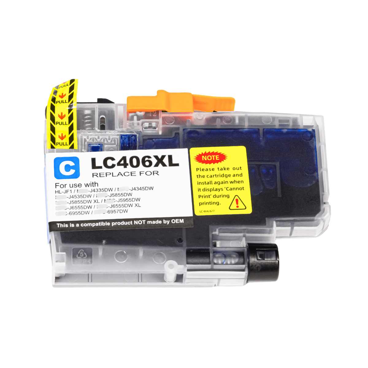 Cartucho de Tinta P/ Brother LC406 XL Ciano C/ Chip 5K - Lotus