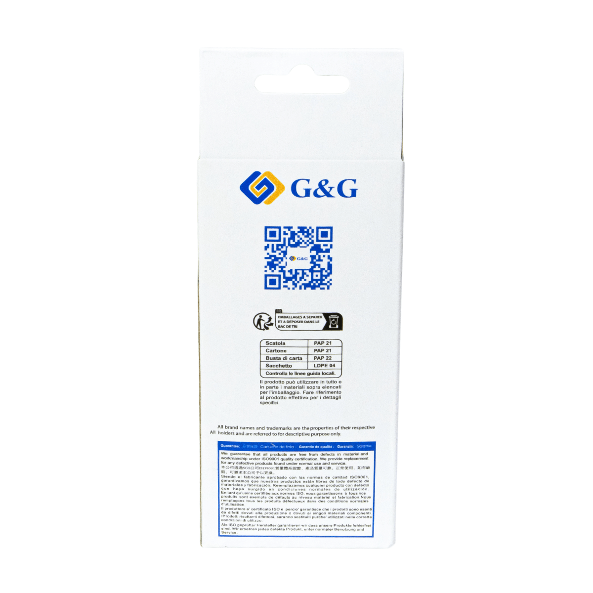 Refil de Tinta P/ Canon GI-10S Preta 8.3K 170ml (NC12-CUBK) - G&G
