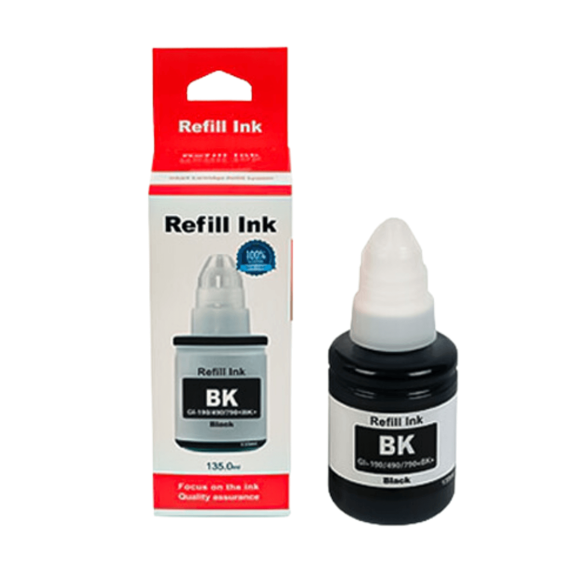 Refil de Tinta Compatível p/ Canon Pixma G-190 Megatank Black 135ml - Lotus