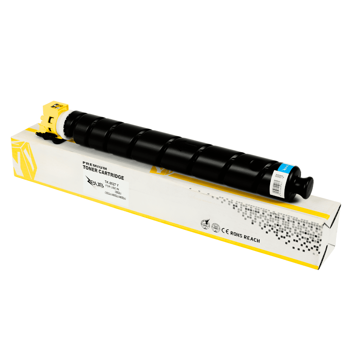 Cartucho de Toner P/ Kyocera Tk8527, Amarelo, C/ Chip, 15K - Zeus