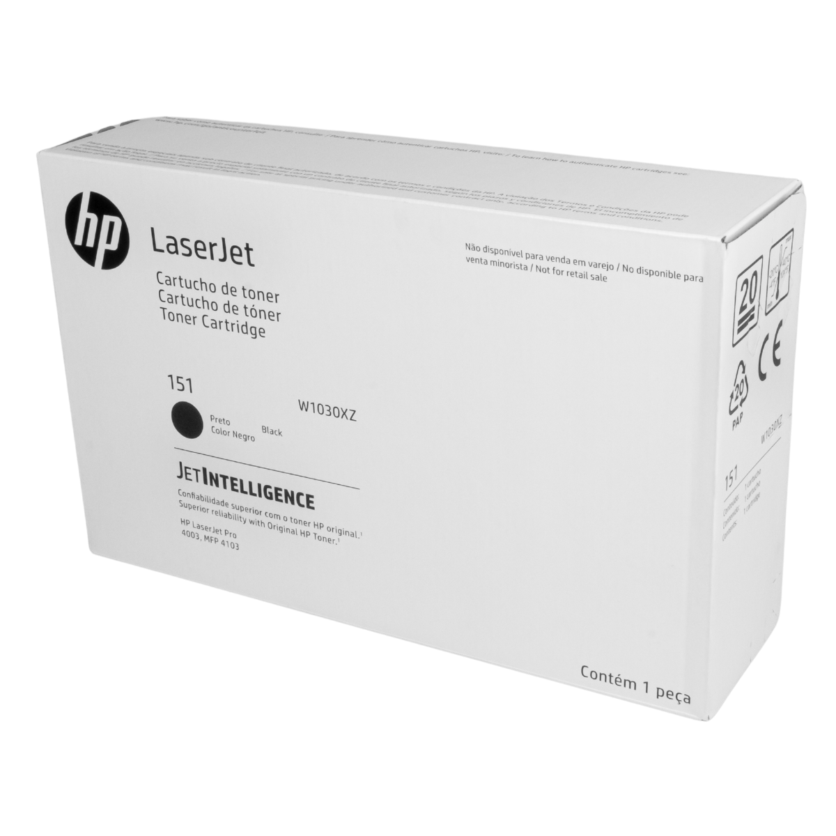 Cartucho de Toner HP W1030X P/ PRO4003 PRO4103 9.7K - Original