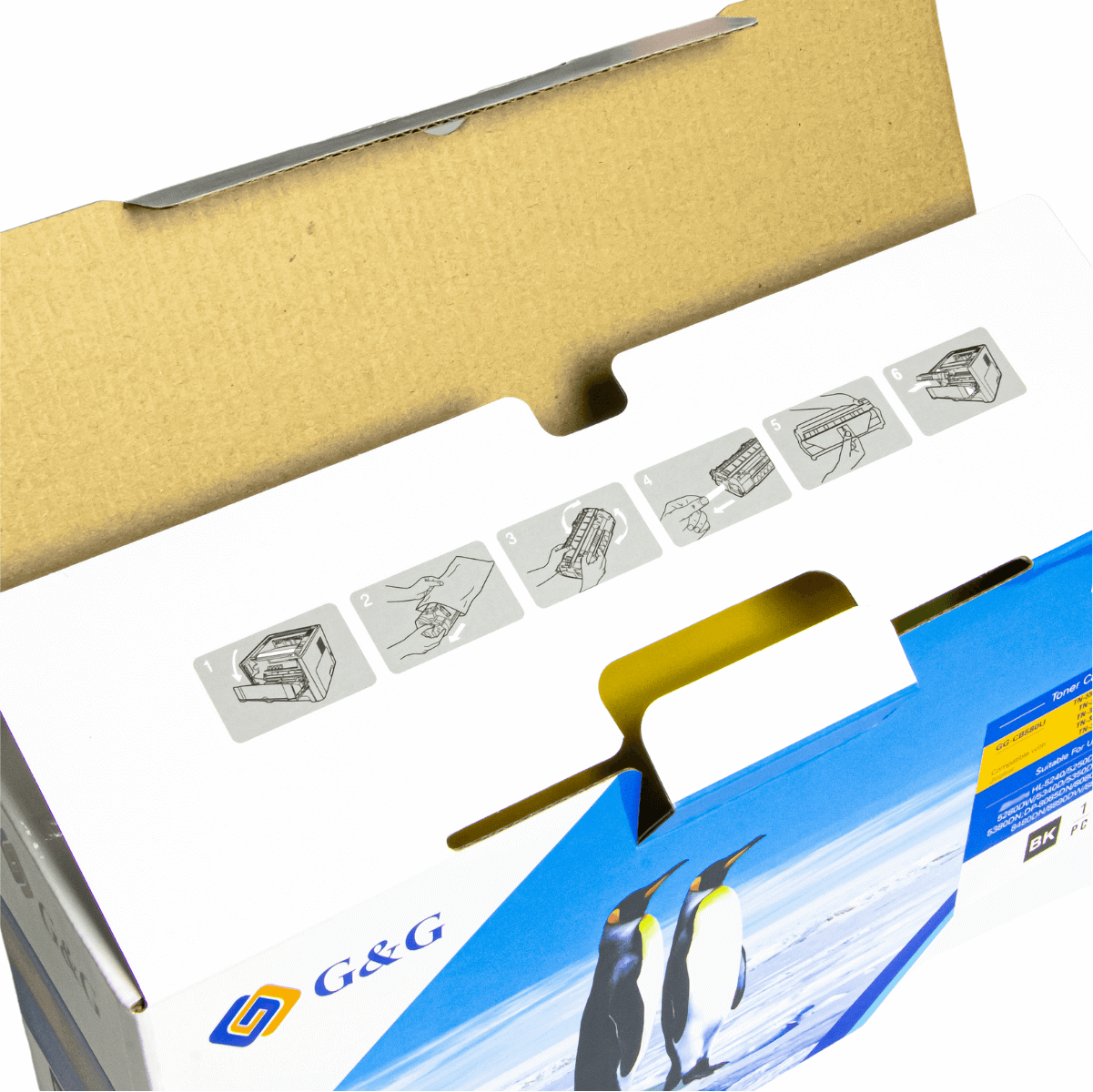 Cartucho de Toner Para Brother TN580 TN650 8K - G&G