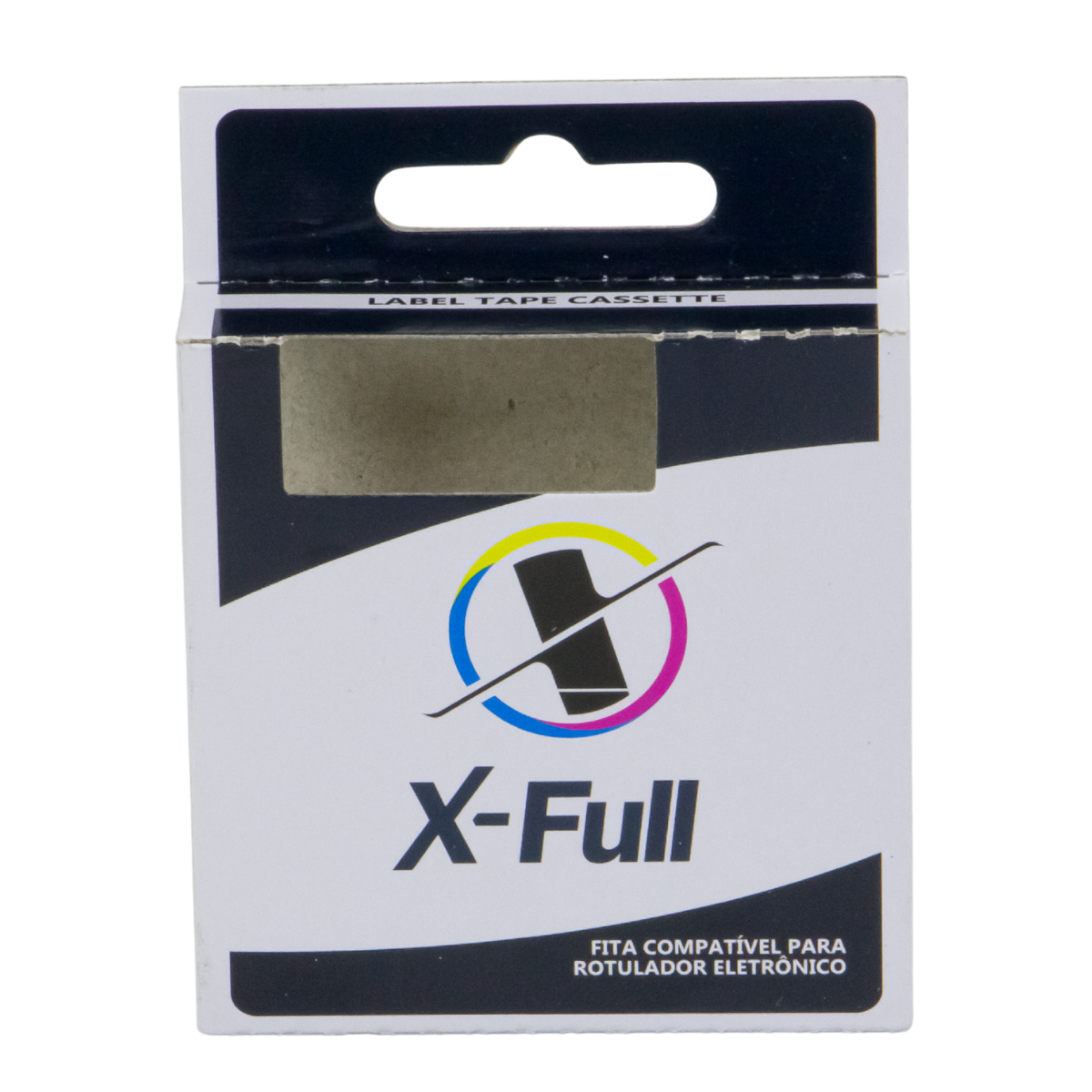 Fita P/ Rotulador Dymo  45013 12mm x 7m Black/ White - X-Full