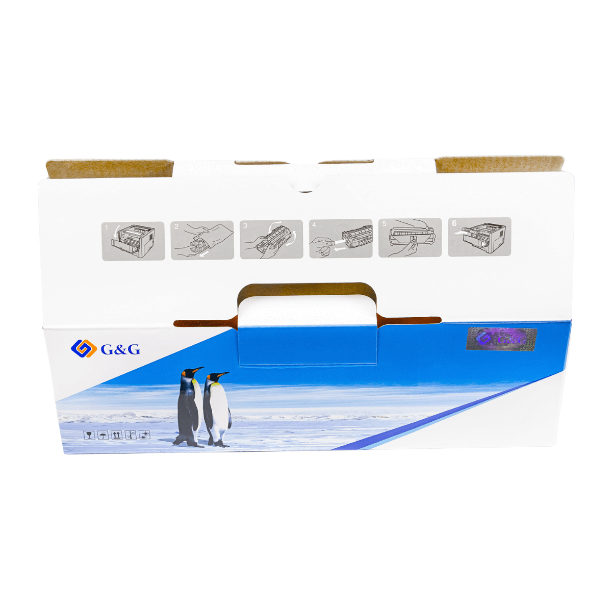 Cartucho de Toner P/ Canon e HP CF500A 202A Preto C/ Chip 1.4K - G&G