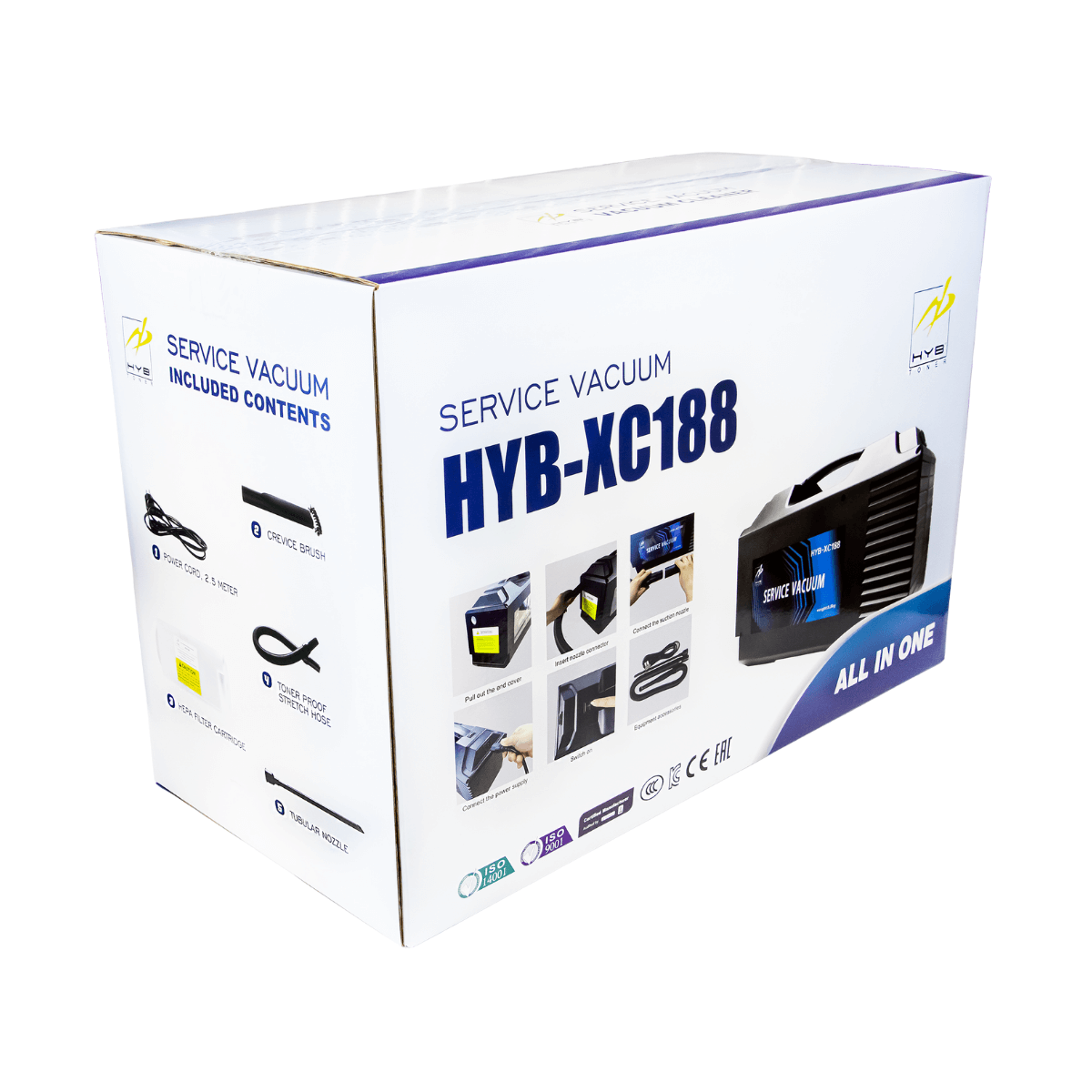 Aspirador de Pó Específico P/ Toner XC-188 C/ Filtro 220V - HYB Zeus