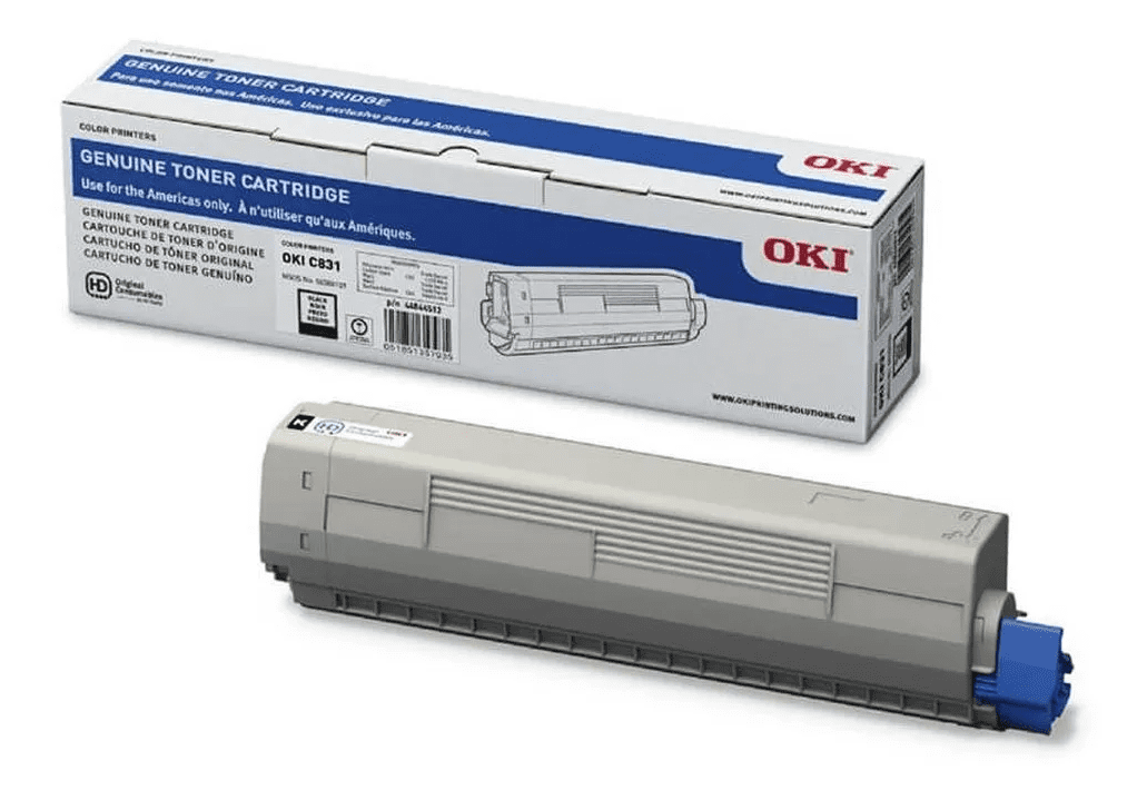 Cartucho de Toner Okidata C831 Preto - Original Okidata
