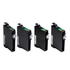 Kit 4x Cartucho de Tinta P/ Epson 1351 1332 1333 1334 TX123 TX135 CMYK Chip - X-Full