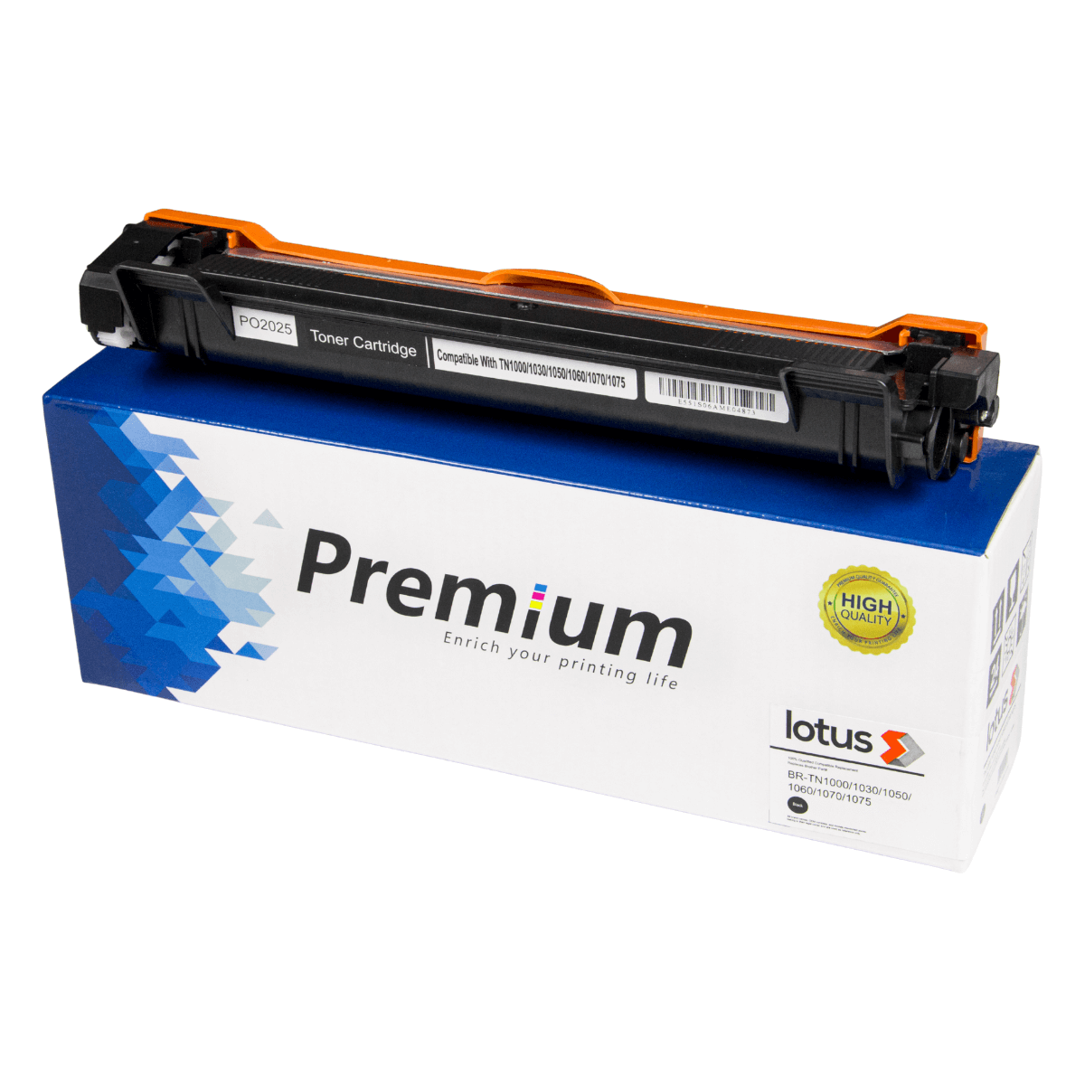 Cartucho de Toner Compatível Com Brother TN1030, TN1060, 1,5K - Lotus